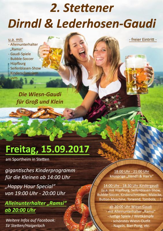 2. STETTENER DIRNDL-UND LEDERHOSEN GAUDI 2. STETTENER DIRNDL-UND LEDERHOSEN GAUDI