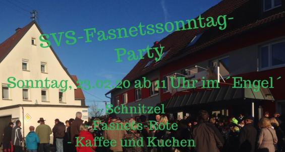 SVS-FASNETSSONNTAG-PARTY