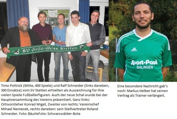 RÜCKBLICK SVS-GV // MARKUS HELBER VERLÄNGERT