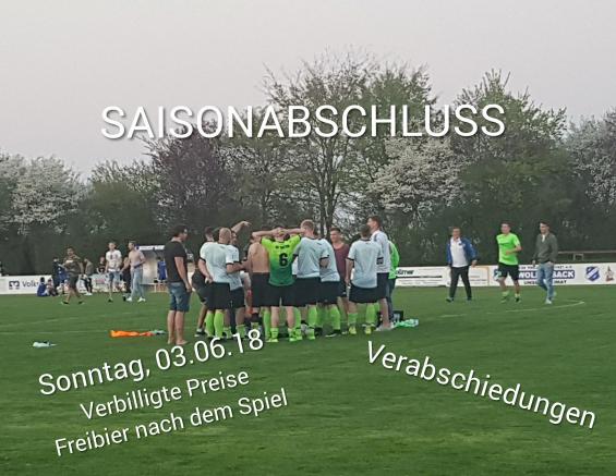 SAISONABSCHLUSS SAISONABSCHLUSS